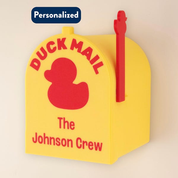 Imán personalizado para buzón con diseño de pato de crucero / Intercambio de patos de crucero / Imán de correo con diseño de pato / Decoración para la puerta del barco / Regalo esencial para cruceros
