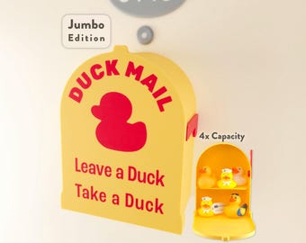 Jumbo Cruising Duck Mailbox Door Magnet | 4x Capacity Leave a Duck Take a Duck Mail | Cruise Duck Exchange | Cruise Gift