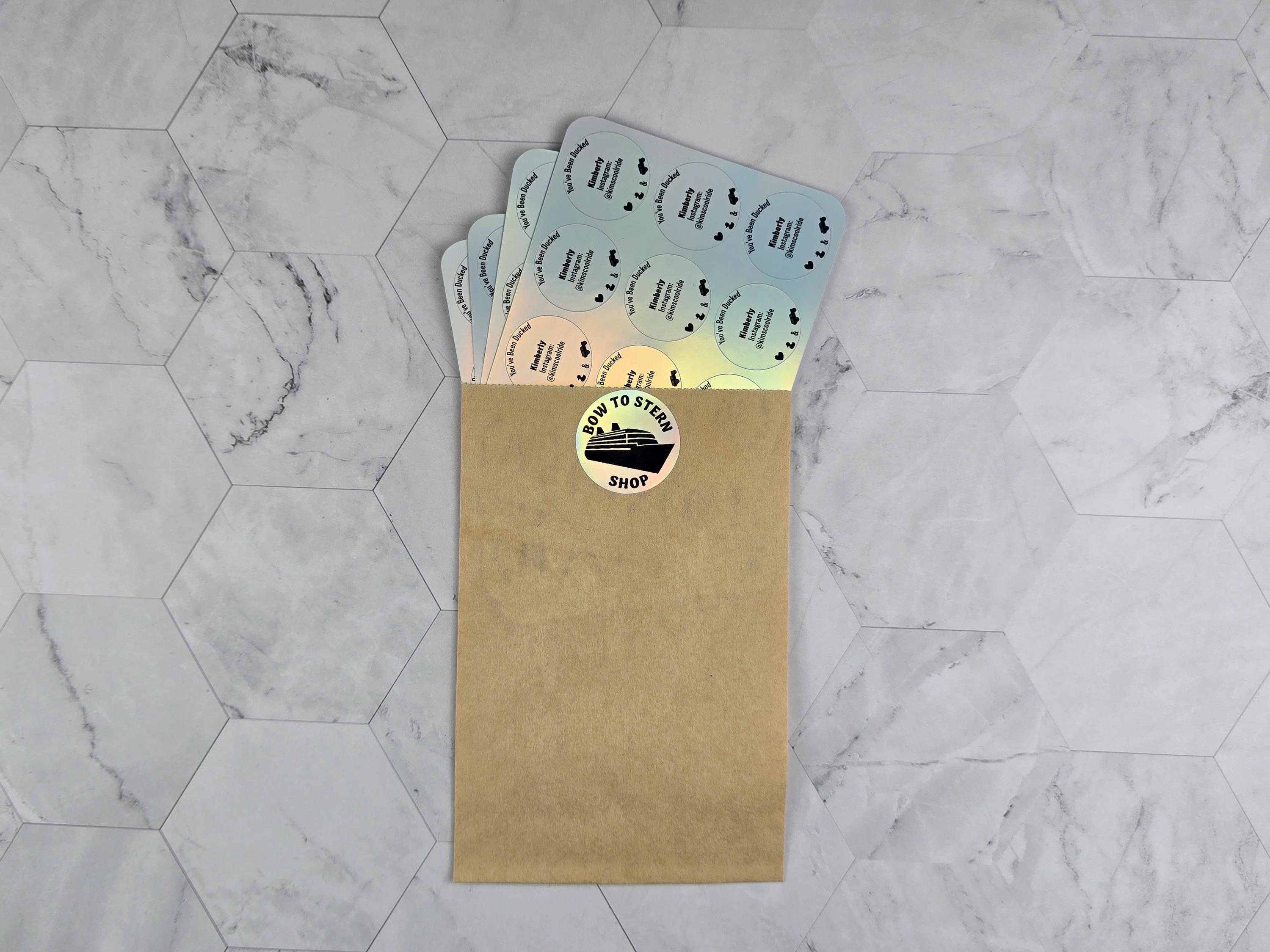 Off Road Ducking Tag Stickers Personalized Holographic You've Been ...