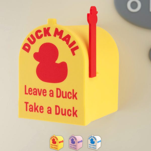 Cruising Duck Mini Mailbox Door Magnet | Leave a Duck Take a Duck Mail | Fun Cruise Duck Accessory | Ship Door Decor | Cruise Essential Gift