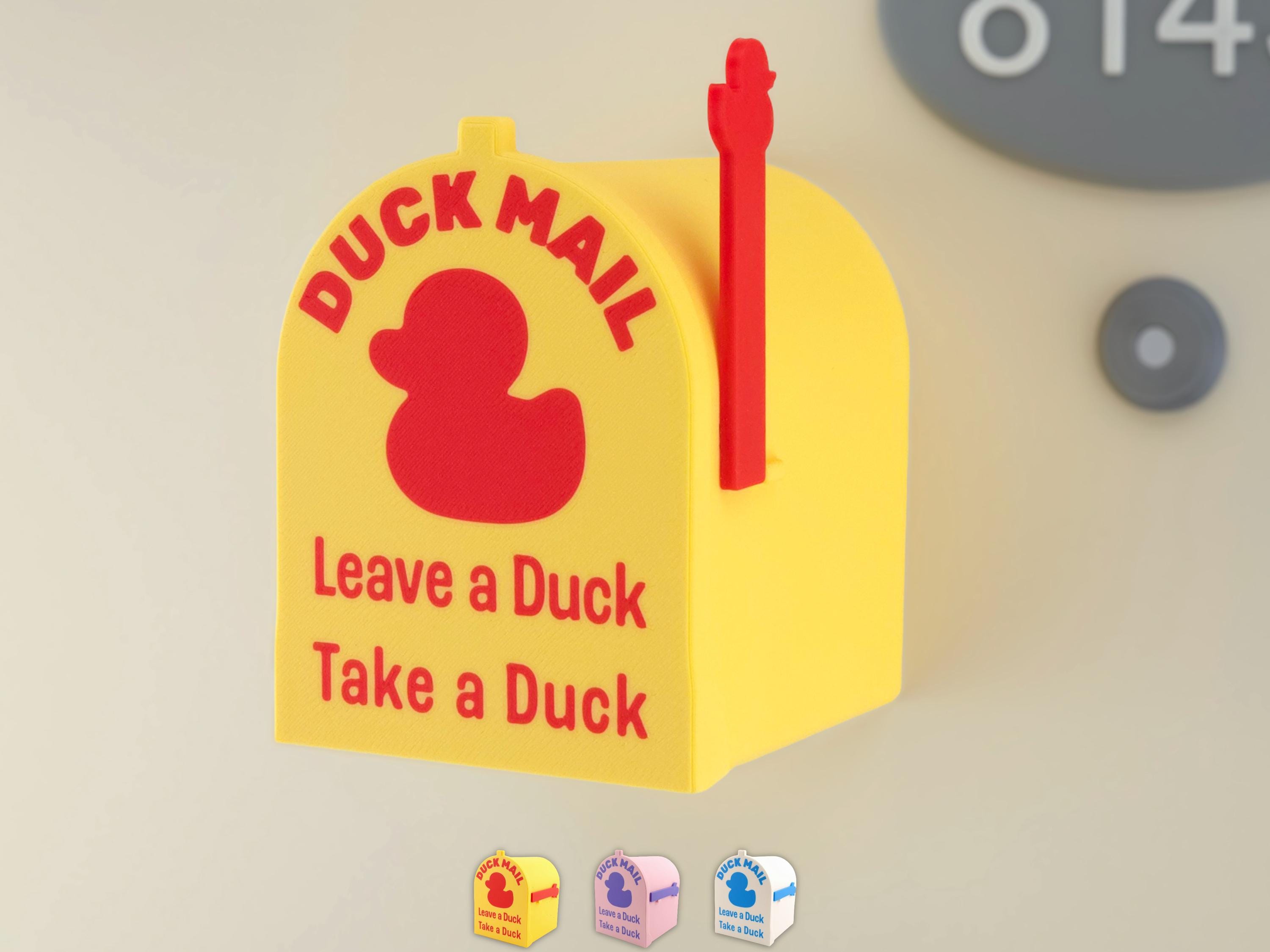 Cruising Duck Mini Mailbox Door Magnet | Leave a Duck Take a Duck  display picture 1