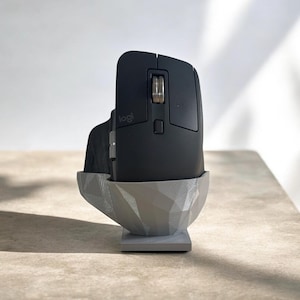 Supporto per mouse Logitech MX Master 3 e 3S - Regalo - Natale - Logitech - Low Poly - Minimalista