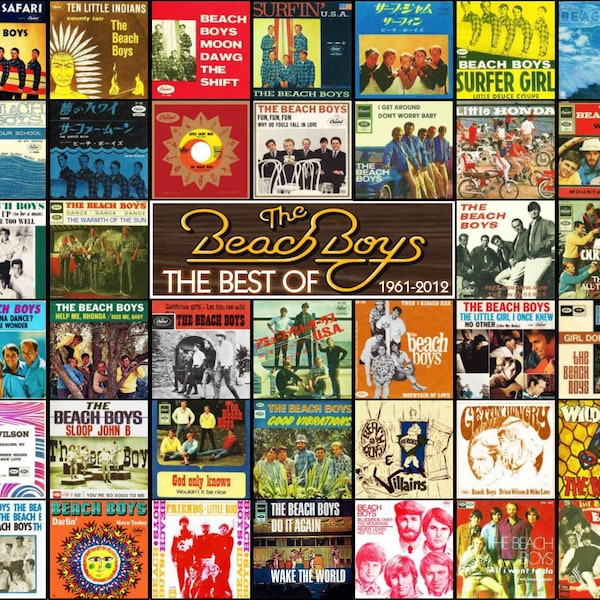 The Beach Boys - Best Of 1961-2012 6-CD - 182 SONGS!!! - Career Spanning Retrospective - Good Vibrations EIGHT Hours Of Music!