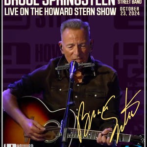 Bruce Springsteen - Live On The Howard Stern Show - 23 października 2024 - Blu-ray 2024 - Ponad dwie godziny dodatkowych filmów na żywo z końca 2024 r.