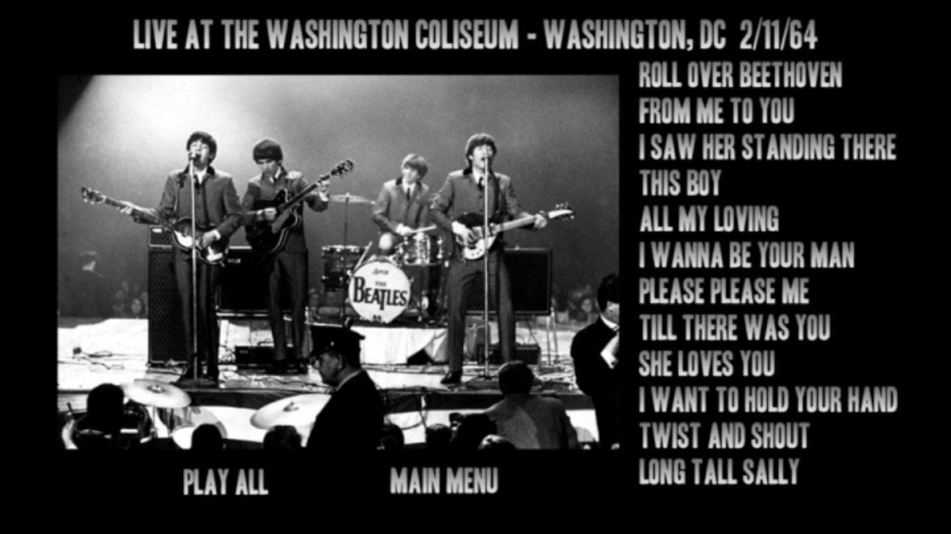 ビートルズCONCERT AT WASHINGTON COLISEUM 3枚組 The Beatles: The Washington Coliseum Concert HD (1964) - YouTube