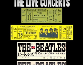 The Beatles - The Live Concerts [DVD] - 4 Complete Shows On One Disc - Washington 1964 - Shea 1965 - Japan Both Shows From 1966