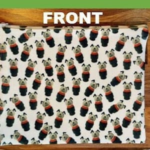 Custom Storage Bag for Vintage Fisher Price Little People Parts Pieces People LUCKY DOG