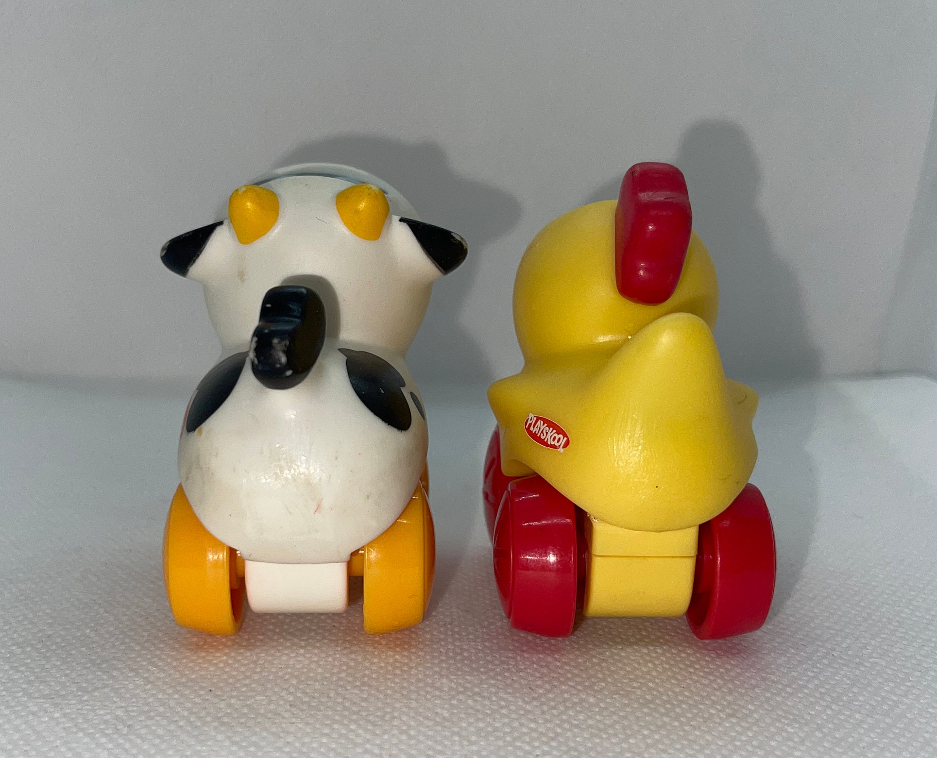 Farm Hasbro Hasbro Playskool Wheel Pals Animals on Wheels Farm Cow Chicken SET of ...