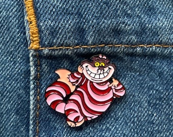 Cheshire Cat - Alice in wonderland enamel pin badge