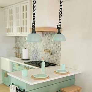 Dollhouse Miniature Light, 1:12 Scale, Mini Kitchen Light, Dollhouse Kitchen Decor, Dollhouse Light, Dollhouse Decor, Mini Boat Light
