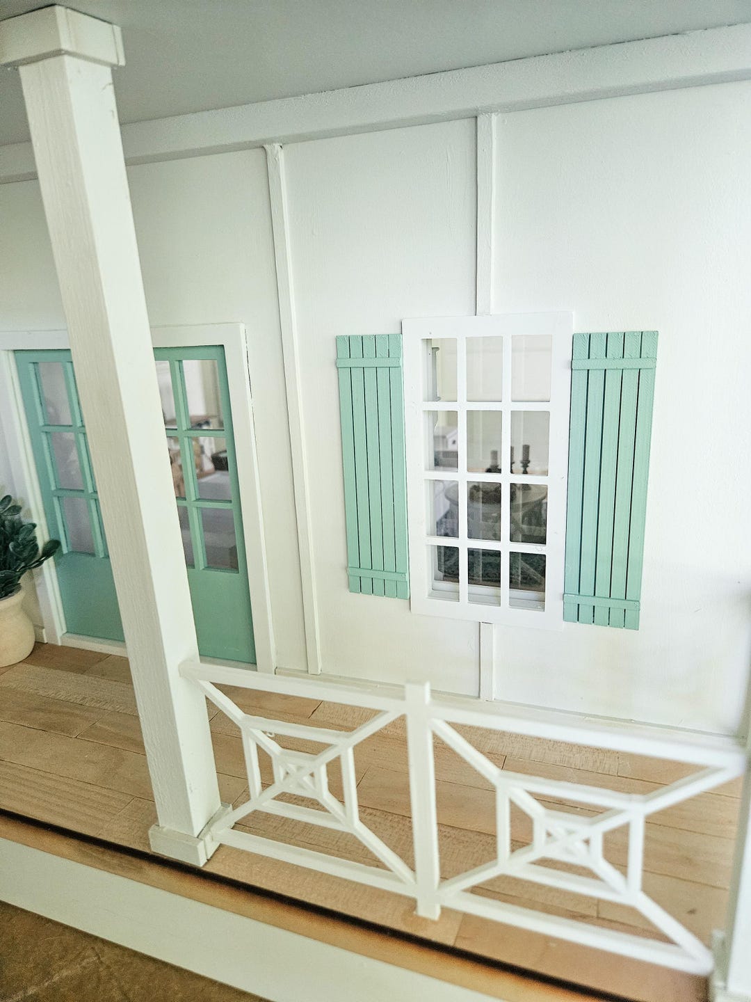 Dollhouse Window Shutters (unpainted), Mini Window Shutters, 1:12 Scale ...