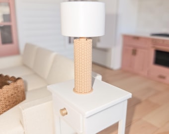 Dollhouse Miniature Lamp, 1:12 Scale, Mini Light, Dollhouse Lamp, Dollhouse Light, Dollhouse Decor, Mini Decor