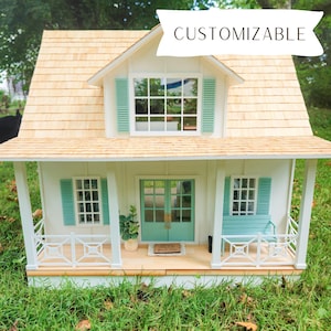 Custom Fully Furnished Dollhouse With Modern Miniature Furniture and Decor, 1:12 Scale, Perfect Gift for Girls and Women of All Ages