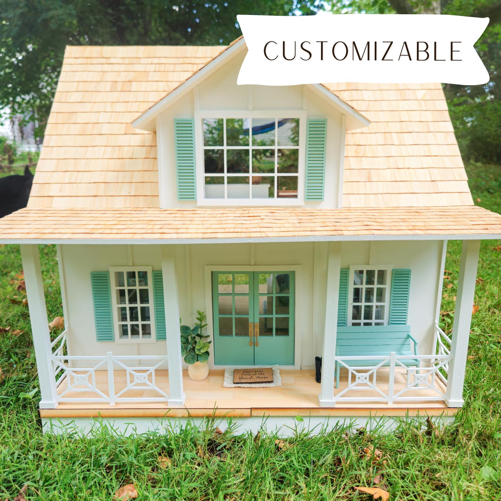 Custom Fully Furnished Dollhouse With Modern Miniature Furniture and Decor, 1:12 Scale, Perfect Gift for Girls and Women of All Ages