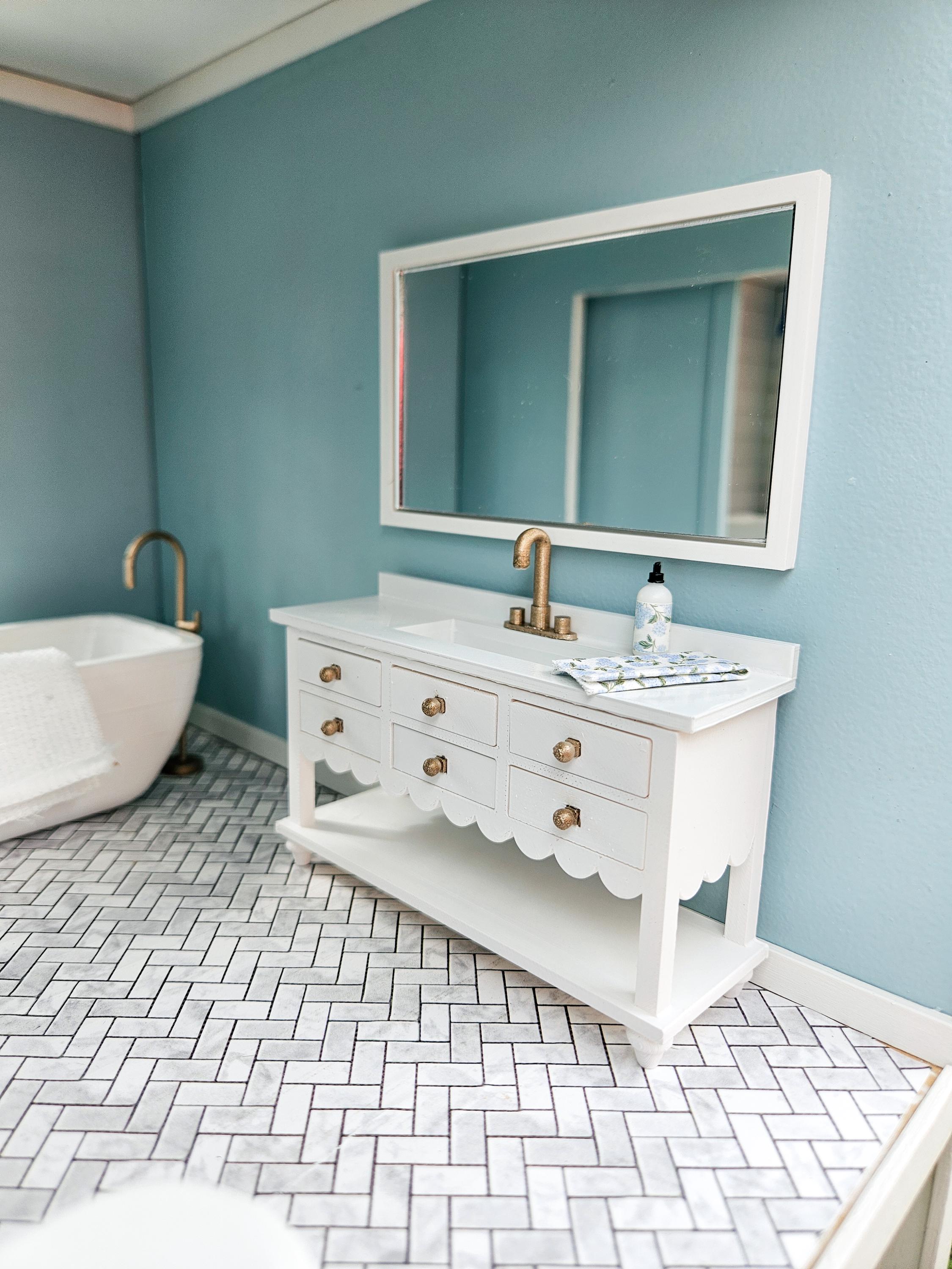 Dollhouse bathroom - Etsy 日本