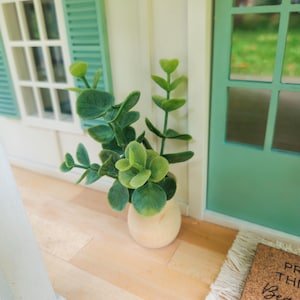 Dollhouse Miniature Plant, Dollhouse Plants, Dollhouse Decorations, Mini Plants, Dollhouse Decor, 1:12 Scale Plants