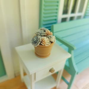 Dollhouse Miniature Floral Plant, Dollhouse Plants, Dollhouse Decorations, Mini Plants, Dollhouse Decor, 1:12 Scale Plants
