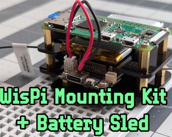 WisBlock Mounting Kit to mount RAK Wireless RAK19007, Raspberry Pi, and Battery