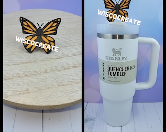 Butterfly Stanley Straw Topper