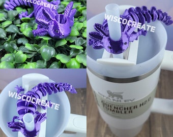 Axolotl Moveable Stanley Cup Buddy