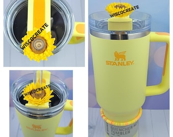 Sunflower 3D Straw Topper for Stanley Cup