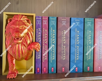 Lion Book End/ Book Nook