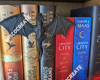 Dragon Book Spine – Dragon Bookshelf Decor for Fantasy Lovers