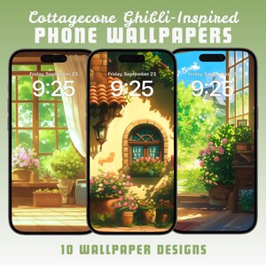 Cottagecore mobile wallpaper iphone android phone background anime wallpaper whimsical wallpaper iphone wallpaper download ghibli wallpaper