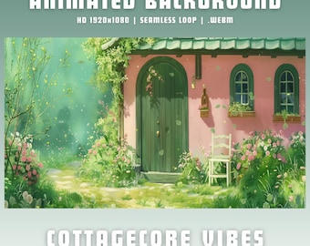 Arrière-plan Vtuber, fond animé vtuber, superposition confortable de contractions musculaires, superposition animée de contractions musculaires, superposition de lofi vtuber, superposition d'obs anime