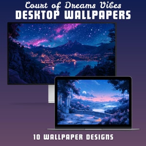 sfondo desktop corte dei sogni di Velaris sfondo corte notturna acotar sfondo laptop acomaf sfondo macbook acotar sfondo arte mac