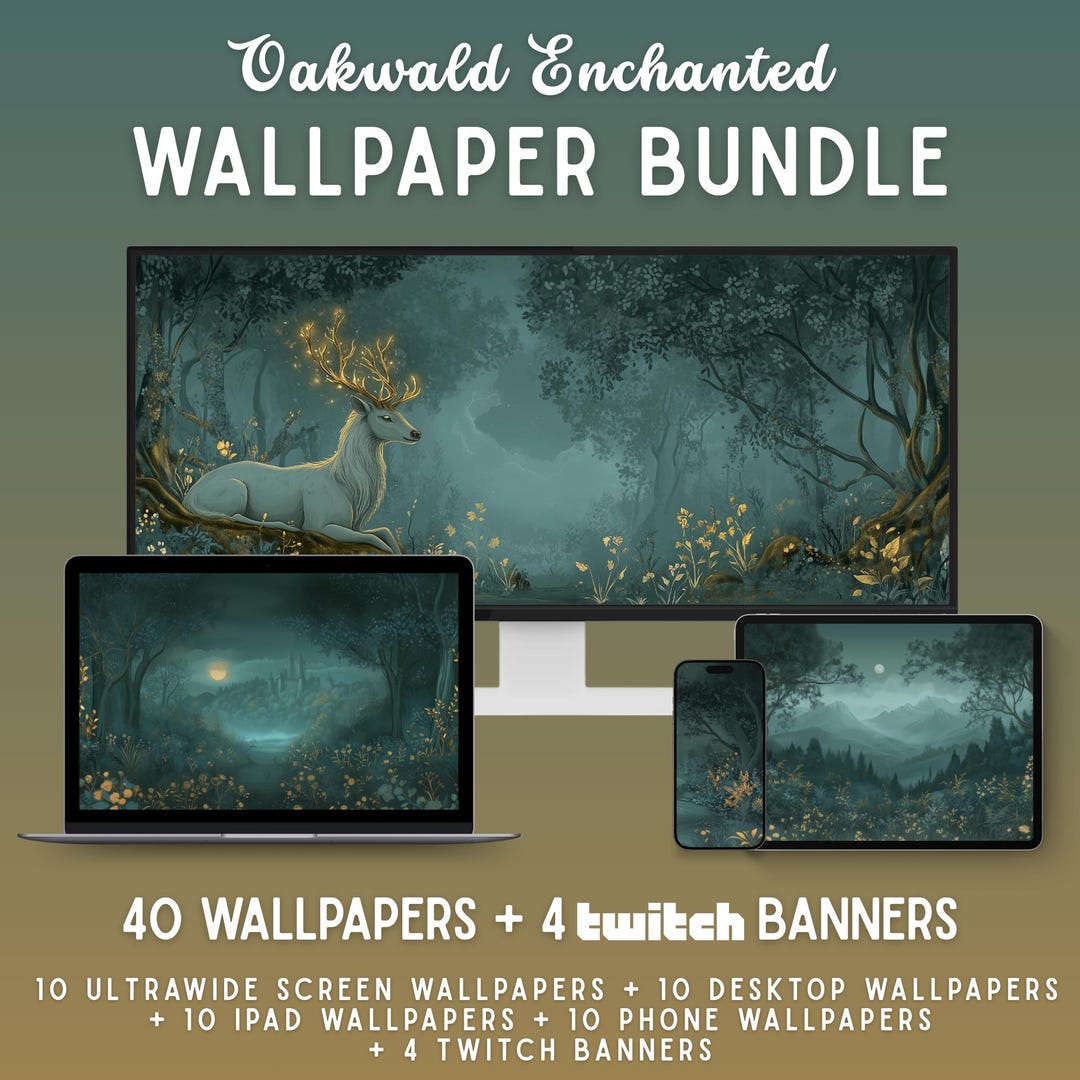 Oakwald Forest Wallpaper TOG Desktop Wallpaper Terrasen Mac Wallpaper ...