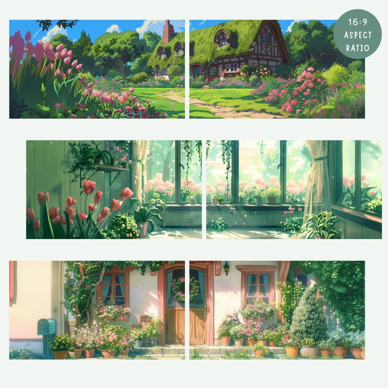 Cottagecore Dual Screen Desktop Wallpaper Mac Wallpaper Super Ultrawide