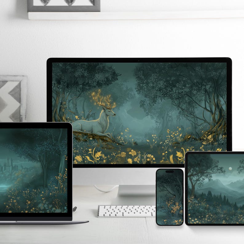 Oakwald Forest Wallpaper TOG Desktop Wallpaper Terrasen Mac Wallpaper ...