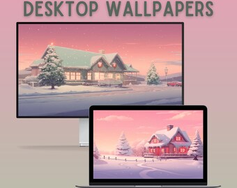 Christmas vibes desktop wallpaper christmas wallpaper laptop wallpaper macbook wallpaper mac wallpaper winter wallpaper lofi pc wallpaper