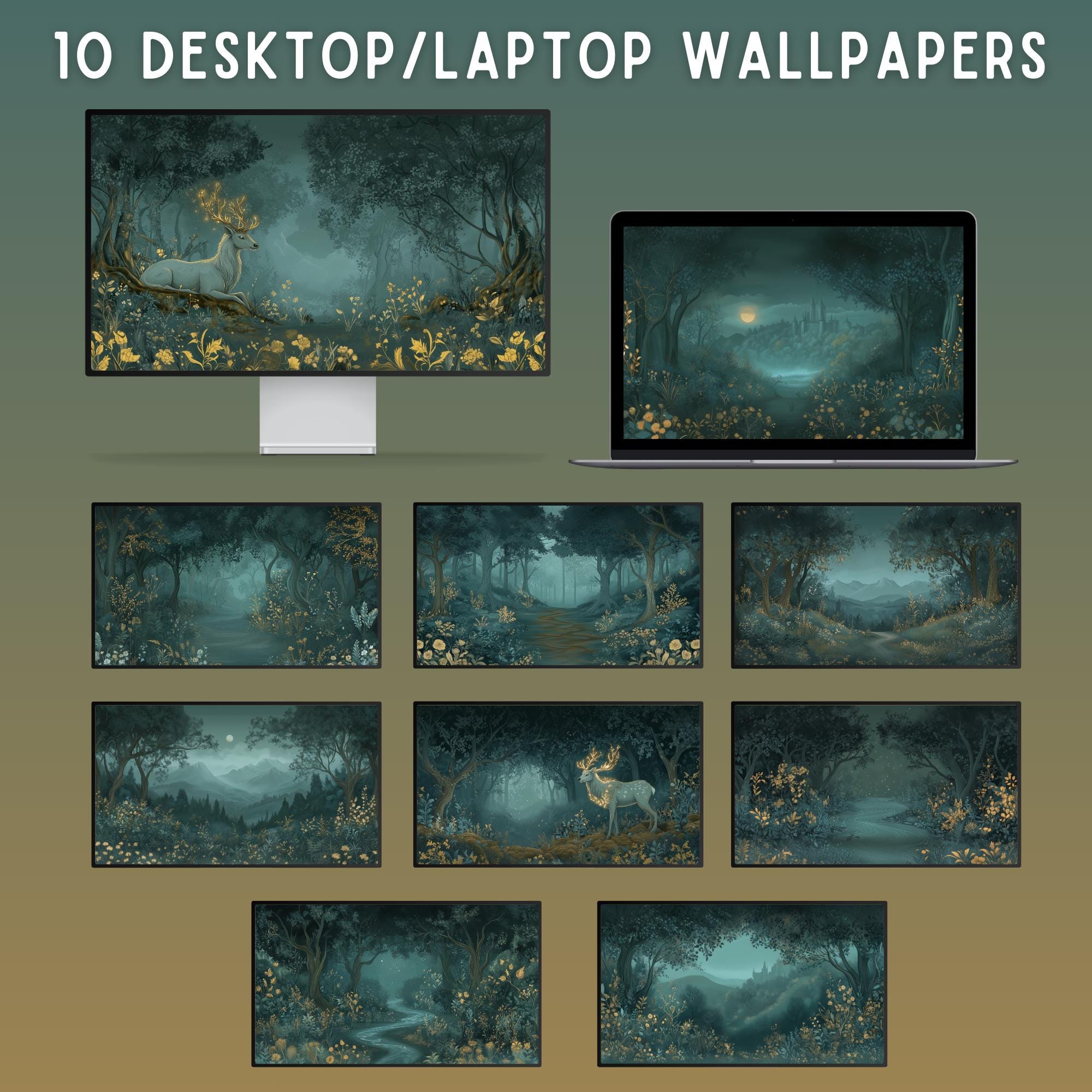 Oakwald Forest Wallpaper TOG Desktop Wallpaper Terrasen Mac Wallpaper ...