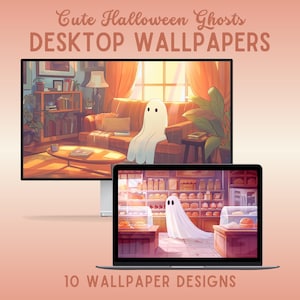 Cute halloween desktop wallpaper halloween laptop wallpaper macbook wallpaper cute ghost wallpaper spooky wallpaper kawaii wallpaper