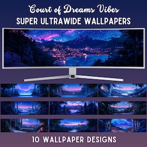 Velaris court of dreams super ultrawide wallpaper acotar wallpaper night court desktop wallpaper pc wallpaper acomaf desktop background