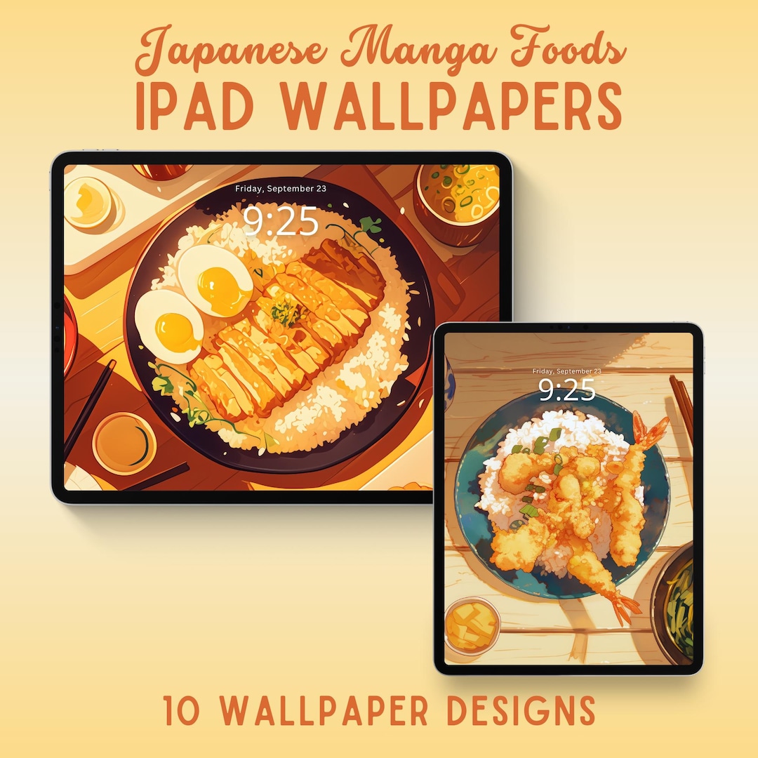 Anime Manga Foods iPad Wallpaper iPad Background Tablet Wallpaper Anime ...