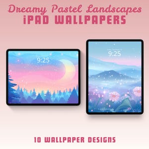 Paisajes pastel de ensueño fondo de pantalla para iPad fondo de pantalla para iPad fondo de pantalla pastel para tableta fondo de pantalla de anime fondo de pantalla caprichoso fondo de pantalla kawaii lofi