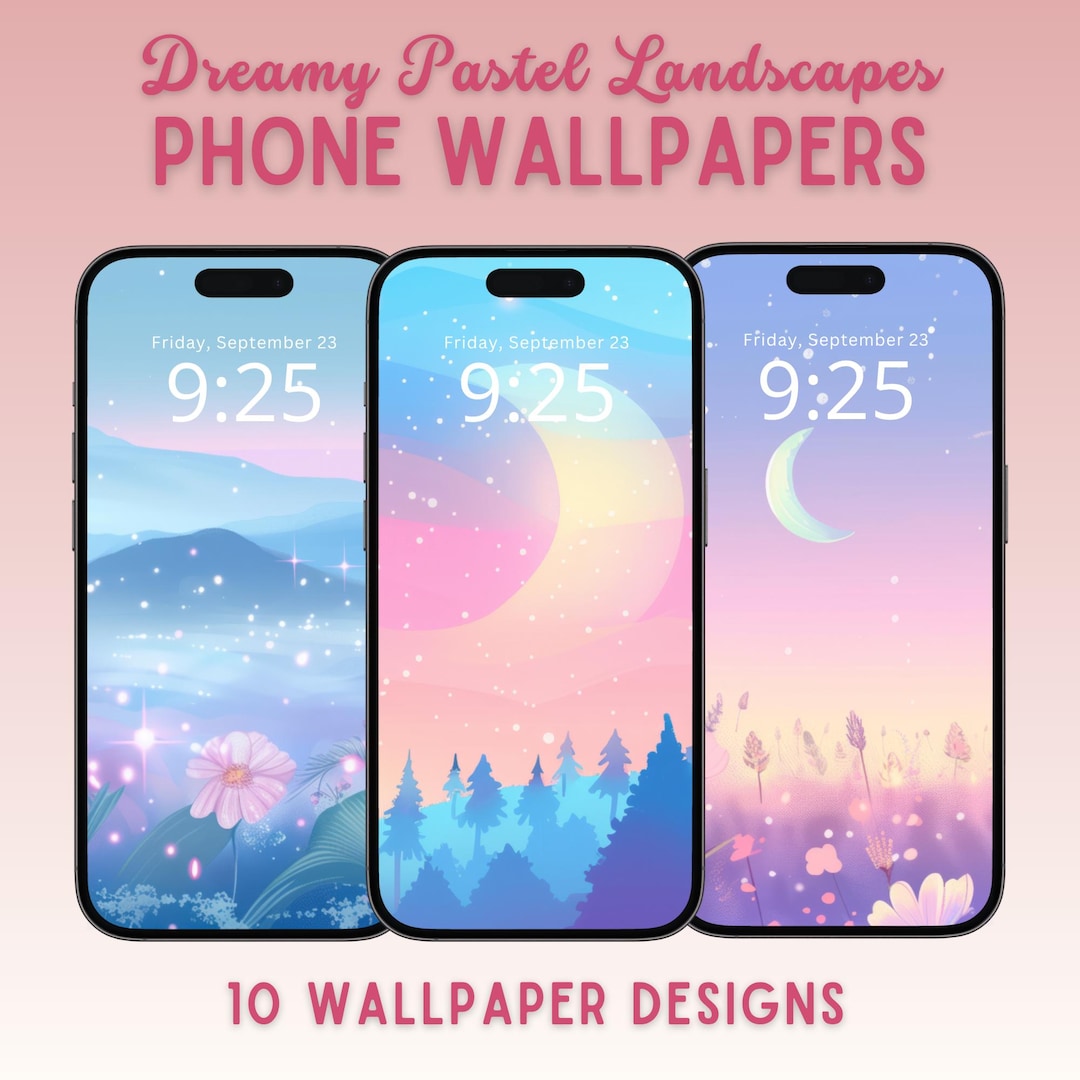 Dreamy Pastel iPhone Wallpaper Android Phone Background Pastel iPhone