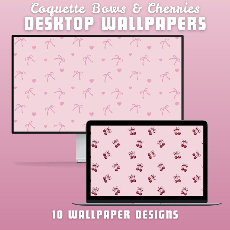 Coquette Laptop Wallpaper - Etsy
