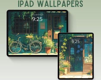Studio ghibli inspired ipad wallpaper ipad background tablet wallpaper anime wallpaper whimsical wallpaper studio ghibli art inspired
