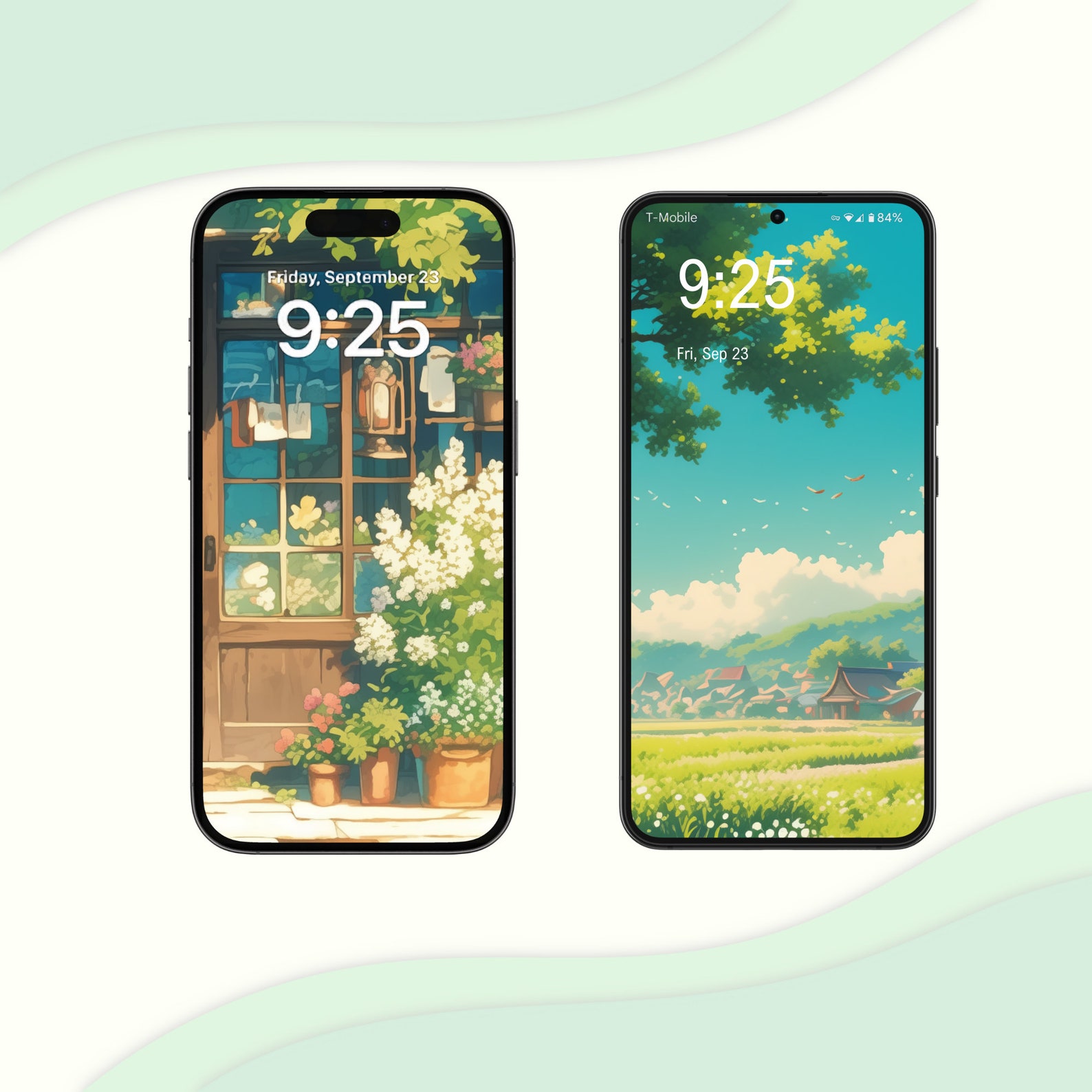 Studio Ghibli Inspired Mobile Wallpaper iPhone Android Phone Background