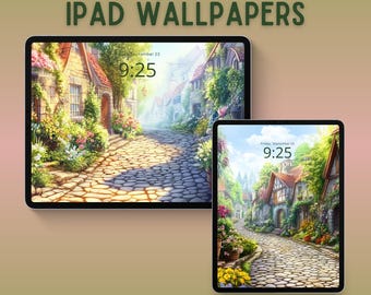 Fondo de pantalla caprichoso para iPad, fondo acogedor para iPad, fondo de pantalla lofi, fondo de pantalla de anime para tablet, fondo de pantalla pastel para iOS, pantalla de bloqueo, Ghibli, Android, pantalla de inicio para iPad