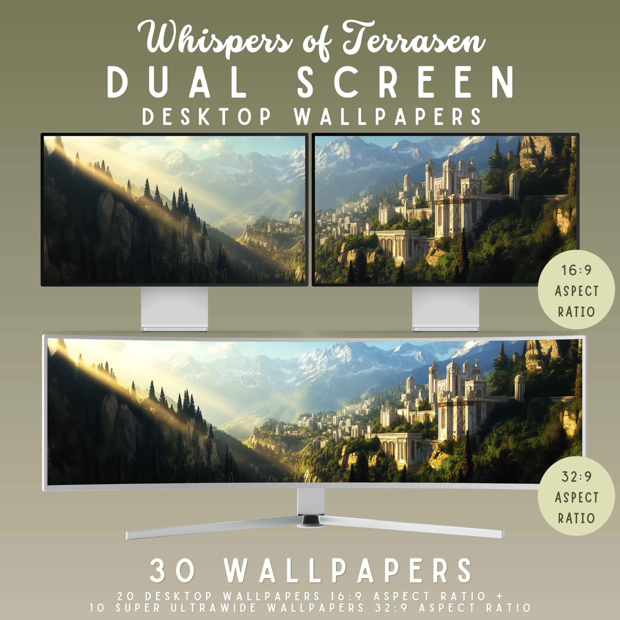 Terrasen TOG Dual Screen Desktop Wallpaper Throne of Glass Wallpaper ...