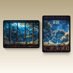Dark academia–inspired iPad wallpaper collection featuring gothic libraries, ivy-covered courtyards, grand university halls, and autumnal campuses with warm lighting, vintage architecture, and a moody scholarly atmosphere.