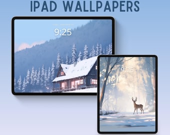 Winter collection ipad wallpaper ipad background tablet wallpaper christmas wallpaper ipad lockscreen winter wallpaper lofi wallpaper