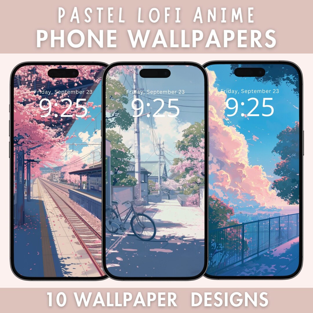 Pastel Lofi Anime iPhone Wallpaper Download iPhone Android Phone