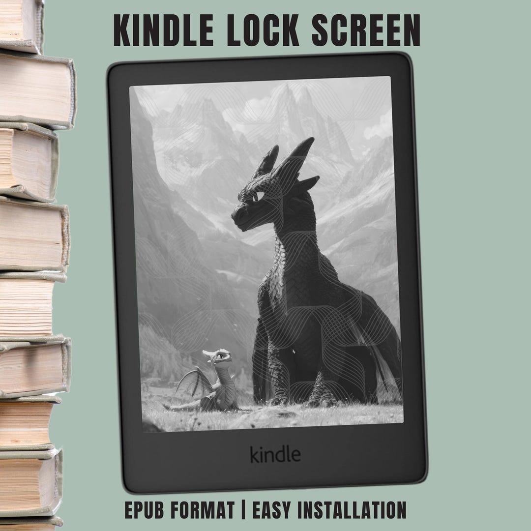 Fourth Wing Kindle Lock Screen Tairn and Andarna Kindle Wallpaper ...