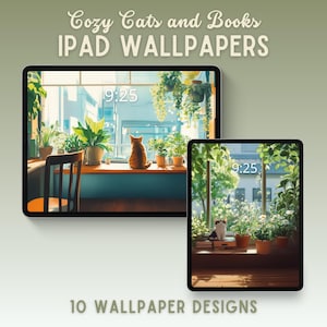 Cozy cats ipad wallpaper ipad background ghibli cats wallpaper cozy tablet wallpaper lofi ipad lockscreen anime wallpaper ghibli wallpaper
